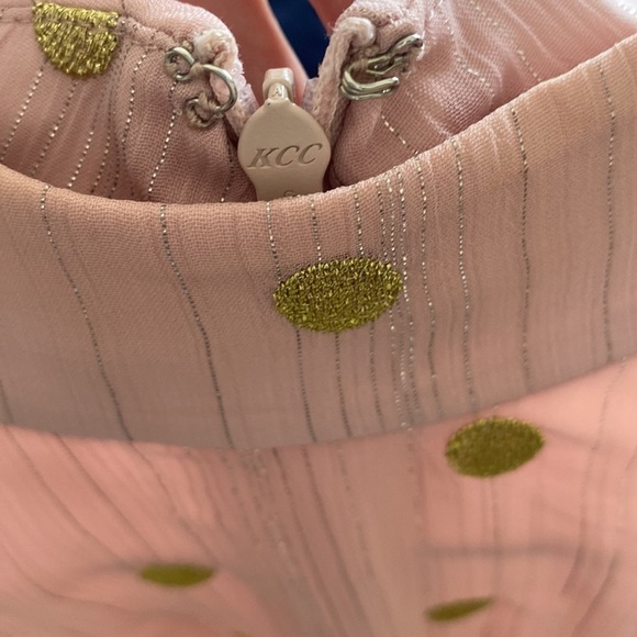 Anthropologie Hutch Philippa Polka-Dot Blouse in Blush, Size Small - Picture 11 of 14